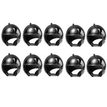 10 STUKS Huisdier Kip Hoed Hens Hoed Kip Hoed Huisdier Veiligheidshoed voor Kip Zwart