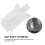 200Pièces Maintien Chaussures PVC Transparent Pour Préserver Forme 3