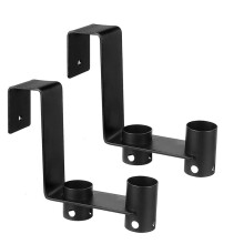 2Pcs Pool Fence Hooks, Pool Tool Organizer for Hanging Pool Cleaning Accessory, Pool Pole,Brush, Leaf Skimmer Net