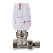 6St 2-Weegs Thermostatische Radiatorkraan in Messing, Diverse Kleuren