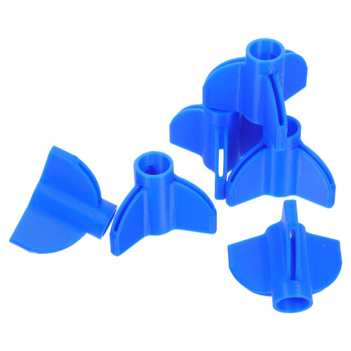 18Pièces Caches Plumes Flèches ABS Protection Longue Durée Tir 1