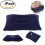 2Pièces Oreiller De Voyage Gonflable Bleu Super-Épais 9