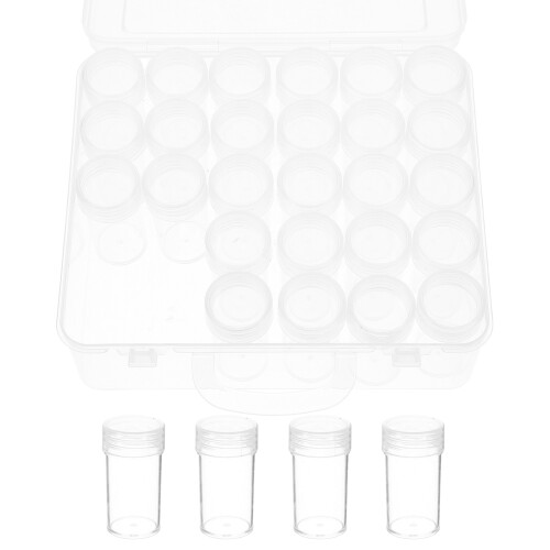 3Pièces Mini Organisateur Transparent Pour Semences Bijoux 1