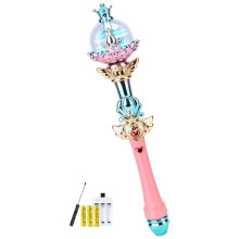 Varita de Luces Brillantes, Encantadora Varita de Princesa con Luz, Juguete Luminoso, Mano de Obra Fina, Varita Mágica para Niños C
