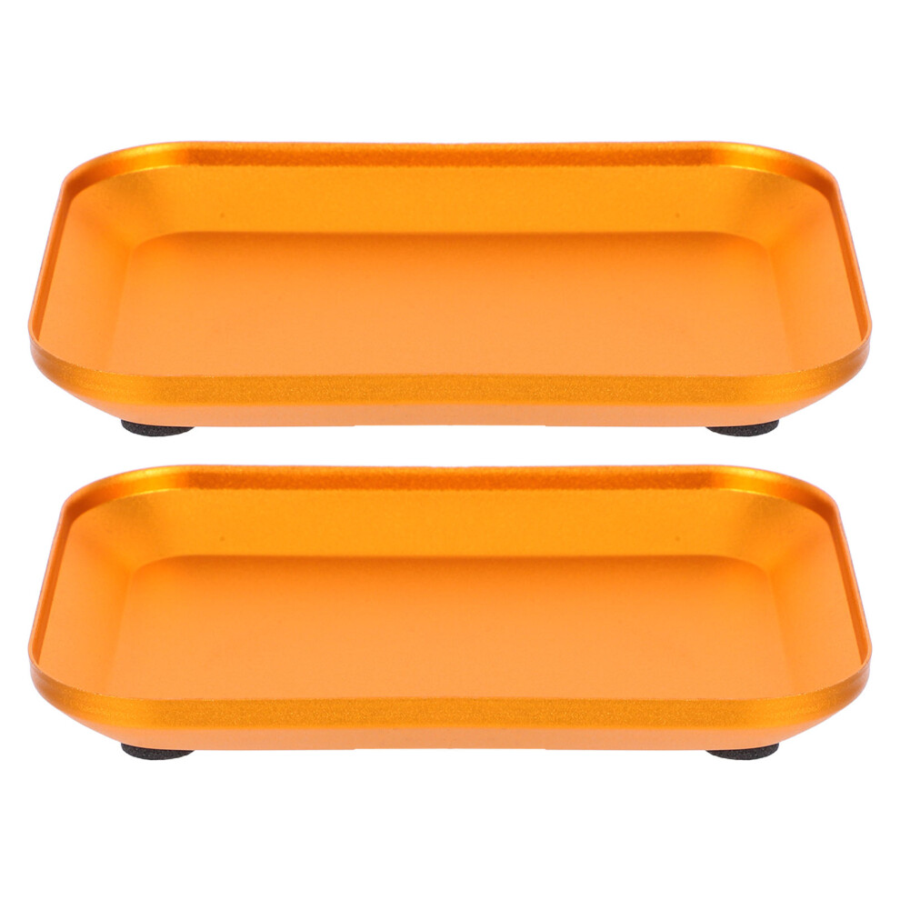 10Pcs Aluminum Alloy Bolt Organizer Trays Multi Color Parts Storage 3653449779418