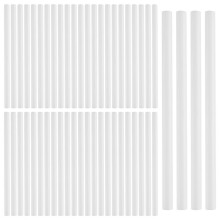 50 STUKS Plastic Witte Taart Deuvel Staven voor Gelaagde Taart Constructie en Stapelen (0.4 Inch Diameter 9.5 Inch Lengte)