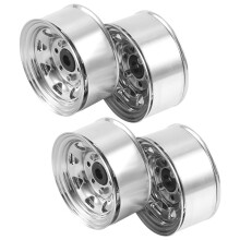 4PCS 1.55 Metal Beadlock Wheel Rim Hub for 1/10 RC Crawler Car Axial Jr 90069 RC4WD D90 TF2 CC01 LC70 MST,5