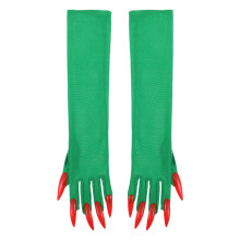 3Paires Longueurs Réalistes Verts Pour Cosplay Halloween