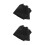 2Pièces Protections Valises Polyester Noir Élastique Antidérapant 6