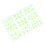 Autocollants Vert Clair Noël Décorations PVC 2