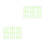 Autocollants Vert Clair Noël Décorations PVC 6