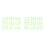 Autocollants Vert Clair Noël Décorations PVC 8