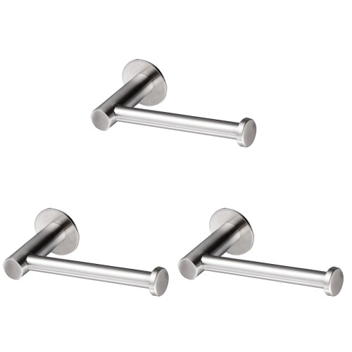 3Pièces Support Papier Argenté Design Anti-Chute 1
