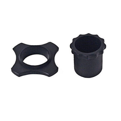 2Pièces Accessoires Micro Anti-Roulement Silicone Protection Noir