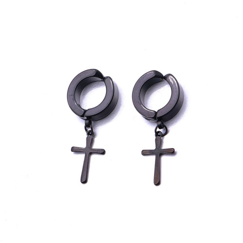 2Pcs Black Solid Ear Cuff Ear Clips Earrings No Piercing for All
