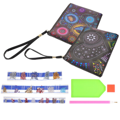 10Sets Draagbare Party Clutches Met En Decor Vrouwen