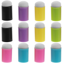 24St Multi-Kleur Spons Finger Tool Voor Creatief Knutselwerk