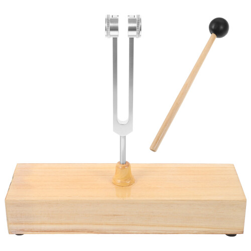 3Sets fork Set Für Klangheilung Holz Aluminium Mit Hammer Bunt