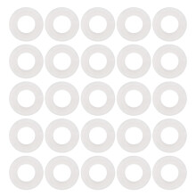 200St Oorring Achterstuk Transparant Siliconen Oorklem Pads
