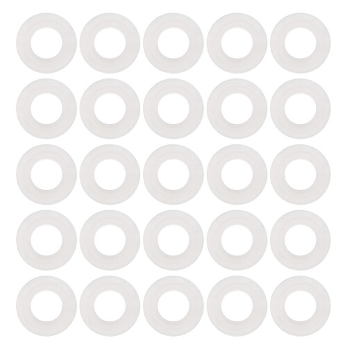 200Pcs Clear Silicone Earring Spacer Beads for Comfort and