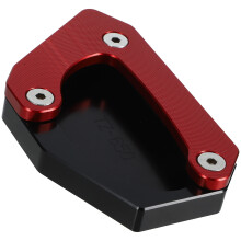 Motorfiets Kickstand Uitbreiding Cnc Aluminium Rood Stevig