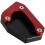 Motorfiets Kickstand Uitbreiding Cnc Aluminium Rood Stevig 1