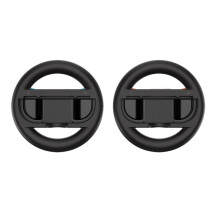 2PCS Steering Wheel for 2 Joy Con Controller Enhanced Racing Wheel Hand Grip for Mario Kart 8 Deluxe