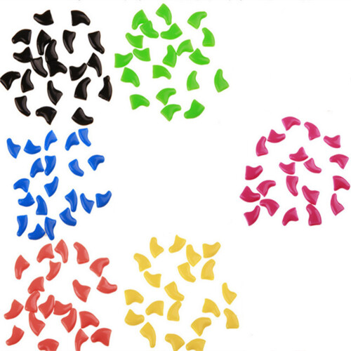 120Pièces Protections Chat Couleurs Assorties Faciles Sûres