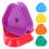 18Pcs Plastic Triangle Card Holders Assorted Colors for Party Games 1