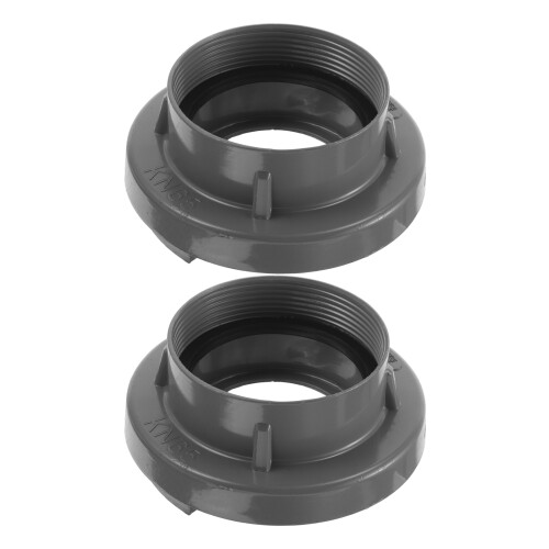 6Pcs Fire Hose Threaded Coupling Metal Hydrant Adapter Grey Quick Fit 1