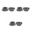 6Pcs Fire Hose Threaded Coupling Metal Hydrant Adapter Grey Quick Fit 5