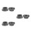 6Pcs Fire Hose Threaded Coupling Metal Hydrant Adapter Grey Quick Fit 6