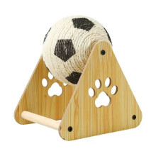 Cat Scratch Board Wooden Cat Scratch Mill Claw Hand Wrapped Rope Cat Climbing Frame Cat Scratch Column Cat Toy