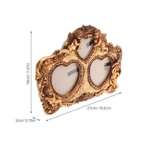 Antique Style Gold Resin Frame Vintage Wall Decor 1