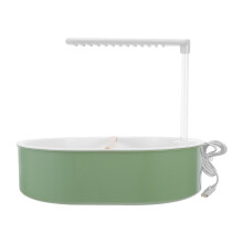 Stil Draaiend Vogelbad Automatische Abs+hout Lichtgroen