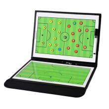 Pizarra Táctica Magnética Plegable de 54 cm para Entrenamiento de Fútbol. Portapapeles Táctico para Entrenadores.