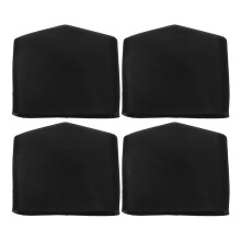 8St Zwarte Ladder Voetkappen Rubber Voetenbeschermers Stevig