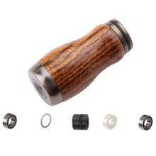 Rullgrepp Massivt Trä Universal DIY Fiskerulletillbehör Knopp Ersättningssats Tillbehör C