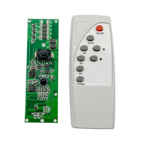 3.2V 3.7V Automatic Control Lamp Board with Remote Control Solar LED Driver Board Multi-Function Human Body Induction A