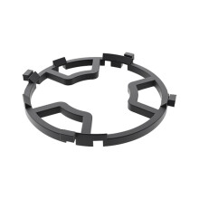 Universal Cast Iron Gas Hob Cover, 10-Serration Anti-Slip Wind Shield,-Saving Cookware Accessory