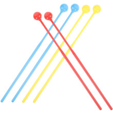 6Paren Percussie Stokken Xylofoon Plastic Marimba Hamer Voor Kinderen
