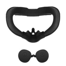 Substituição de Máscara Facial Respirável para Quest 2, Suporte de Interface Facial, Almofada de Espuma 3 em 1 com Tampas de Joystick para