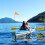 1Set Orange Kayak Safety Flag with Pole Mount Durable Marine Polyester 7