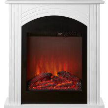 Sureflame Henlow Electric Fireplace Suite in White, 27 Inch
