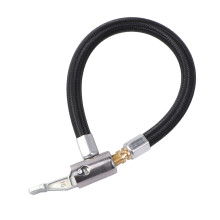 2Pièces Connecteur Gonfleur Air Verrouillable Métal Noir