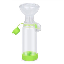 Pet Nebulizer Tank Handheld Pad for Administering Medication to Pets, Equipped with Breathing Indicator.