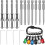 Bit Holder 1/4" Hex Shank Keychain, Spring Loaded Screw Holder Bits, Fast Release Extension Bar Keychain 1