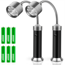 Luz para Churrasqueira LED Super Brilhante - Haste Flexível de 360 Graus, Presente Ideal para Homens, Pais e Namorados