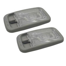 2Pcs Car Overhead Console Reading Lights Ceiling Lamp for Hilux Vigo 2004-2015 Roof Dome-Map Lamp Assembly
