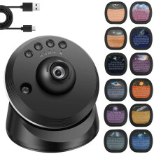 Meteor Projector HD Projection Star Projector Realistic Starry 360 Rotation Realistic Starry Night Instrument